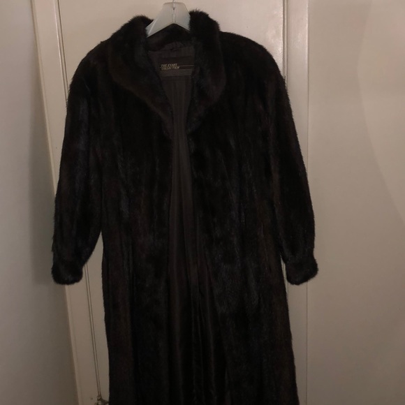 The Evans Collection authentic mink fur coat